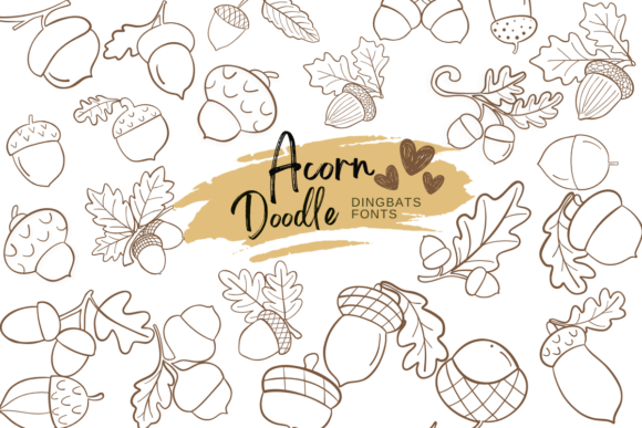 Acorn Doodle: A Versatile Font for Editorial Design