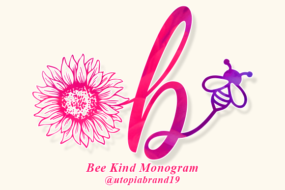 Bee Kind Monogram: A Font for Editorial Charm and Character