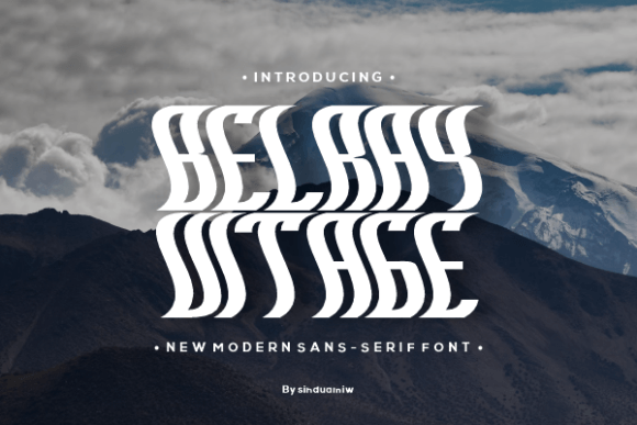 Belray Vitage: A Font That Breathes Life Into Your Creations