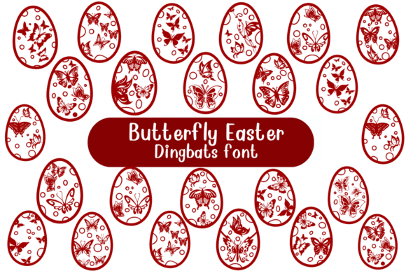 Butterfly Easter: A Decorative Font for Digital Design