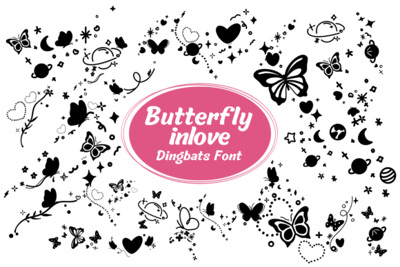 Butterfly in Love: A Delightful Font for Creative Crafters