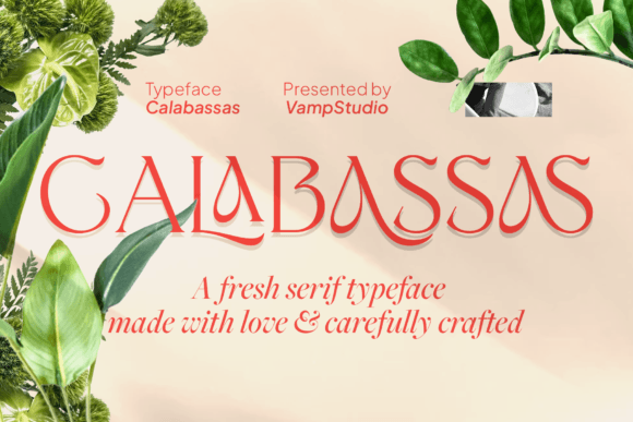 Calabassas: A Serif Font for Editorial Elegance