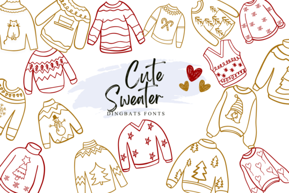 Cute Sweater: A Font That Adds Warmth to Your Digital Design