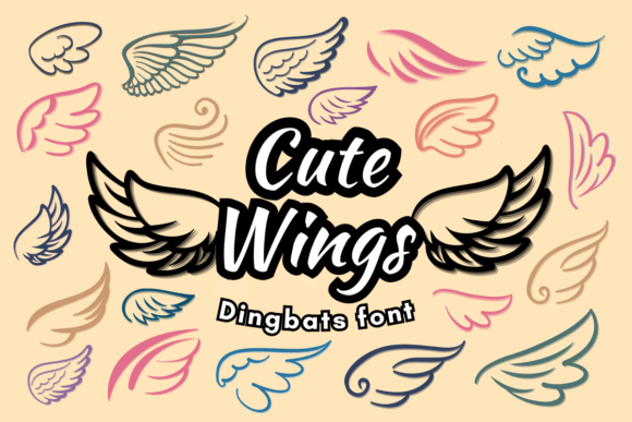 Cute Wings Font: A Design Discovery for Branding Projects