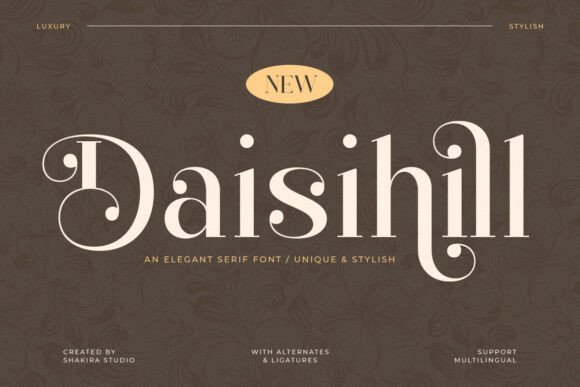Daisihill: A Serif Font That Elevates Branding