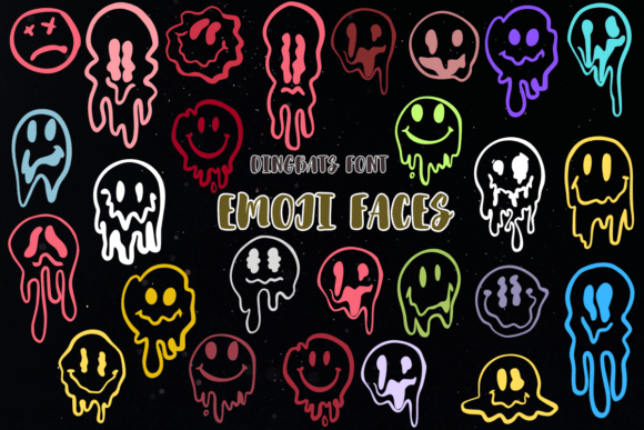 Emoji Faces: A Versatile Font for Digital Design