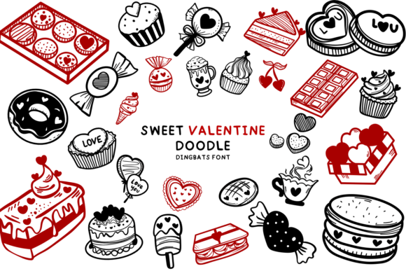 Enhancing Editorial Design with Sweet Valentine Doodle