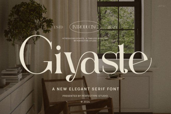 Giyaste: A Serif Font That Elevates Your Brand