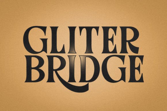 Gliter Bridge: A Serif Font That Elevates Web Design
