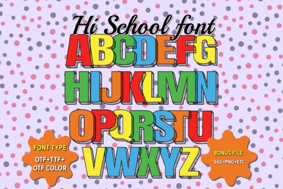 Hi School Font: A Vibrant Choice for Editorial Design
