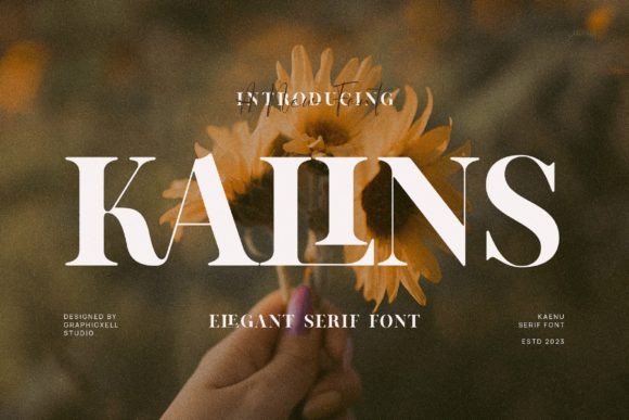 Kalins: A Serif Font That Elevates Brand Campaigns