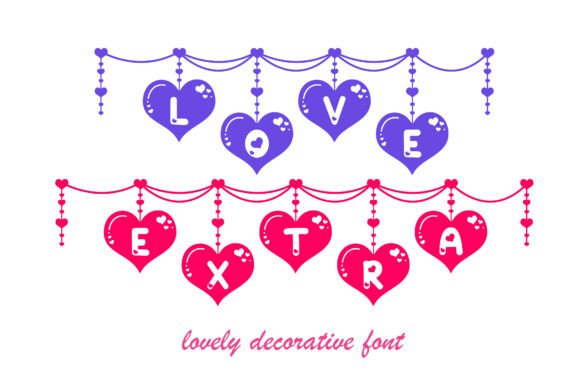 Love Link Extra: A Decorative Font for Digital Branding