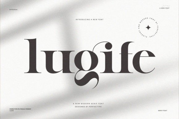 Lugife: The Serif Font That Elevates Your Brand’s Visual Story
