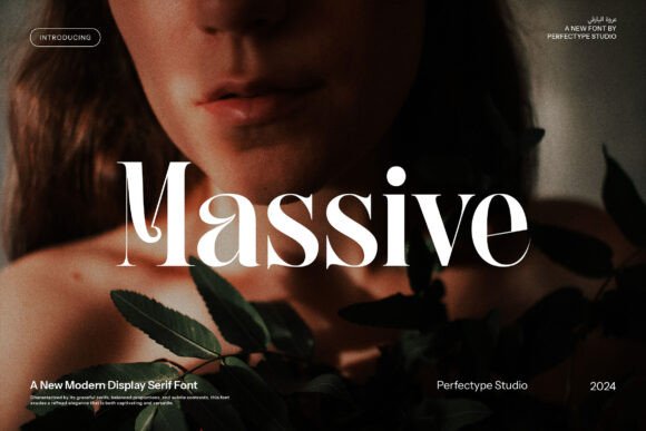 Massive Serif Font for Elegant Handmade Design