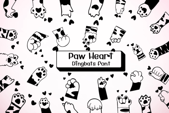 Paw Heart: A Warm Typographic Accent for Editorial Design