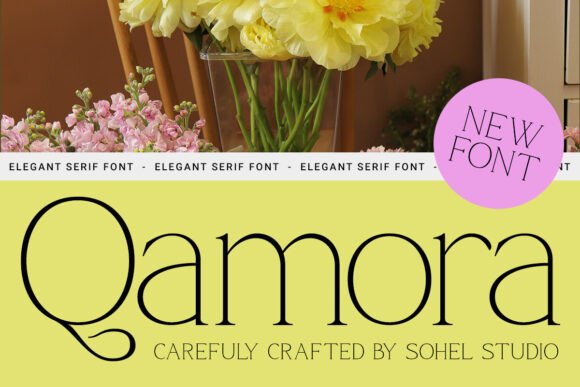 Qamora: The Serif Font That Elevates Your Digital Brand