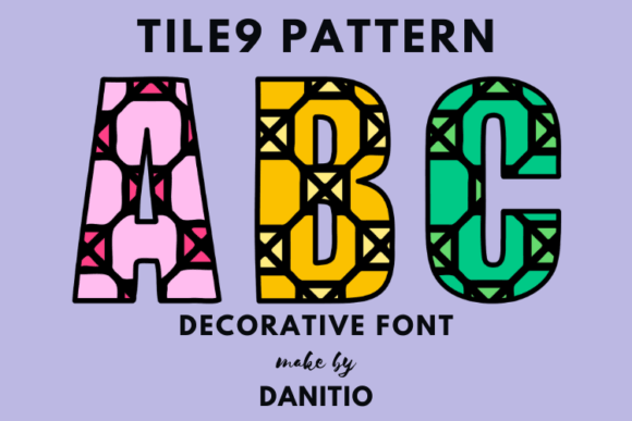 Tile9 Pattern: A Font That Elevates Your Brand’s Visual Story
