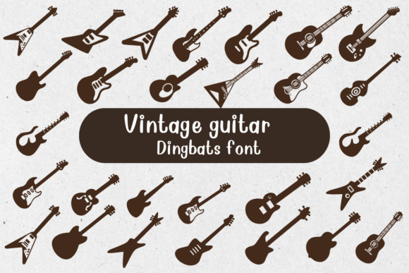 Vintage Guitar Font for Campaigns That Pop