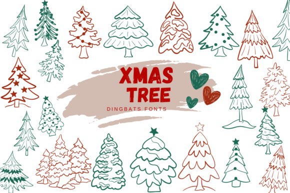 Xmas Tree: A Festive Font for Editorial Creativity